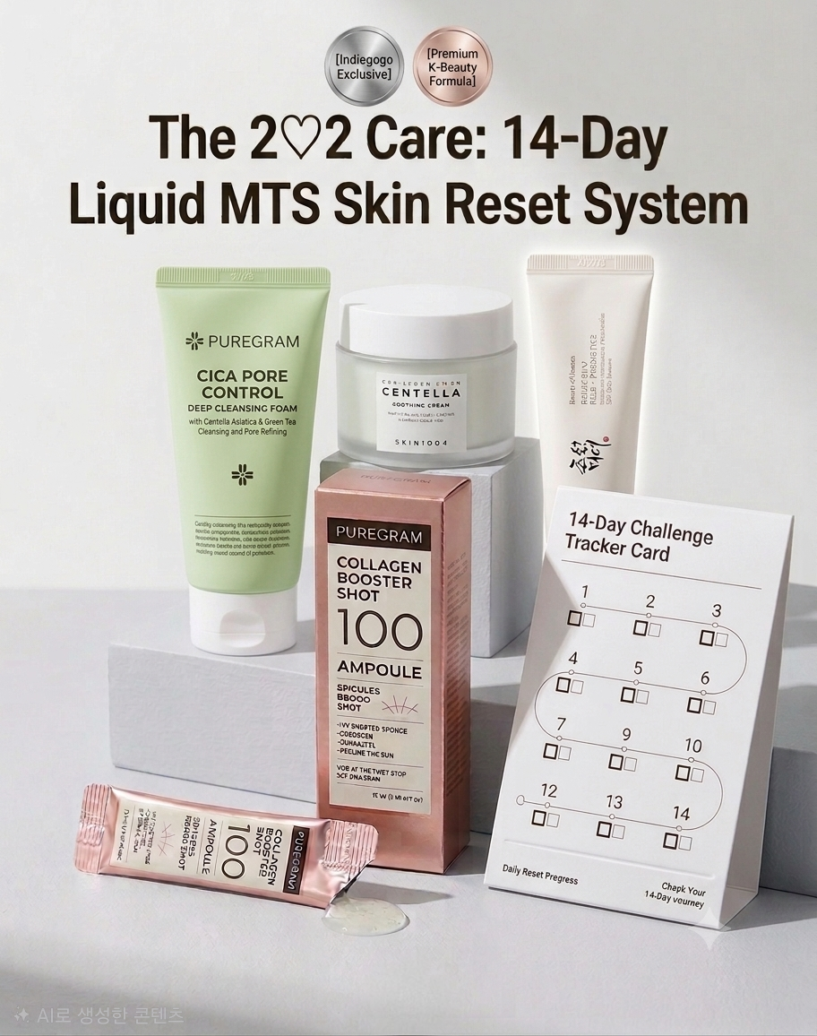 [DewyChokChok] 2♡2 Care: 14-Day Liquid MTS Skin Reset System